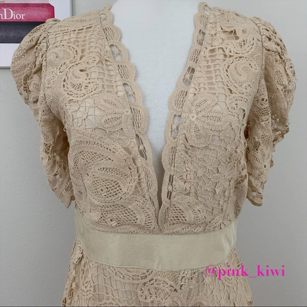 ⬇️REDUCED❗️ LoveShackFancy Daniela Lace Dress - Picture 2 of 16